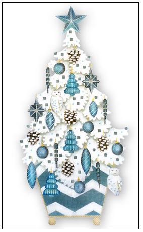 click here to view larger image of Snow Tree (hand painted canvases)