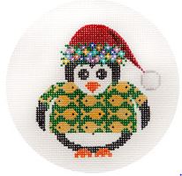 click here to view larger image of Hawaiian Penguin Ornament (hand painted canvases)