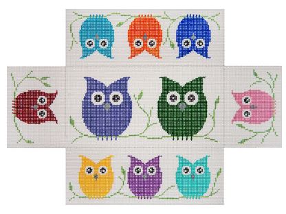 click here to view larger image of Colorful Hooters Brick Cover (hand painted canvases)