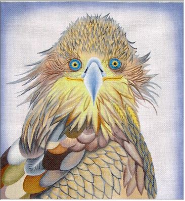 click here to view larger image of Hawk - 18ct (hand painted canvases)