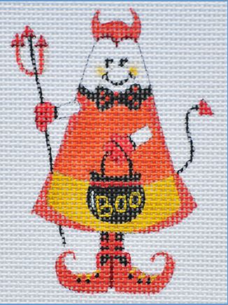 click here to view larger image of Devil Candy Corn (hand painted canvases)