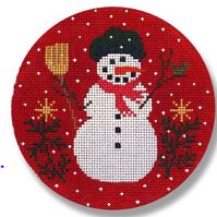 click here to view larger image of Carrot Snowman (hand painted canvases)