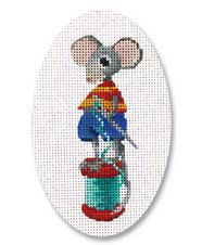 click here to view larger image of Stitching Mouse (hand painted canvases)