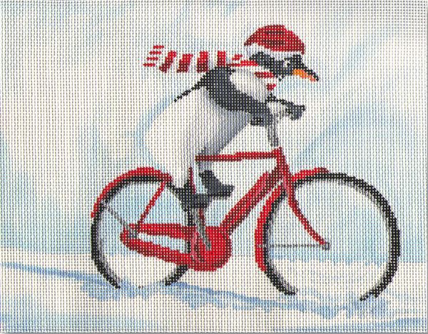 click here to view larger image of Penguin Out For a Ride (hand painted canvases)