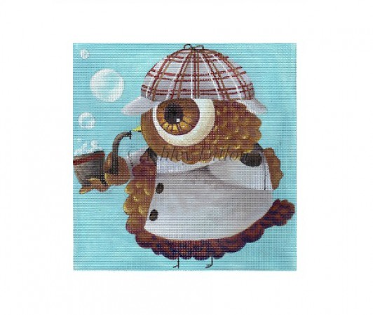 click here to view larger image of Sherlock Owl (hand painted canvases)