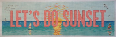 click here to view larger image of Lets Do Sunset (hand painted canvases)