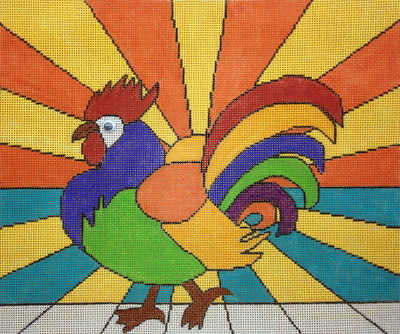 click here to view larger image of Sunrise Strut (hand painted canvases)