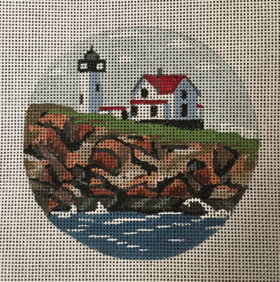click here to view larger image of Nubble Light Ornament (hand painted canvases)