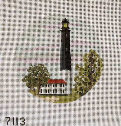 click here to view larger image of Pensacola Lighthouse Ornament (hand painted canvases)
