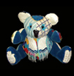 click here to view larger image of Judaic Bear (hand painted canvases)