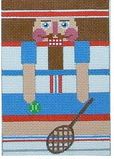 click here to view larger image of Tennis Nutcracker (hand painted canvases)