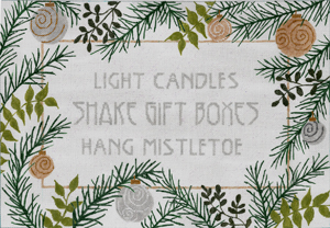 click here to view larger image of Light Candles (hand painted canvases)