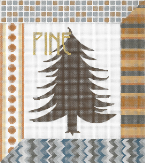 click here to view larger image of Pine (hand painted canvases)