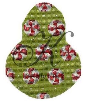 click here to view larger image of Peppermint Candies on Anjou Pear Stitch Guide (books)