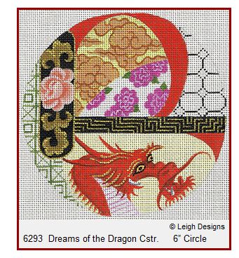 click here to view larger image of Dreams of the Dragon Coaster (hand painted canvases)