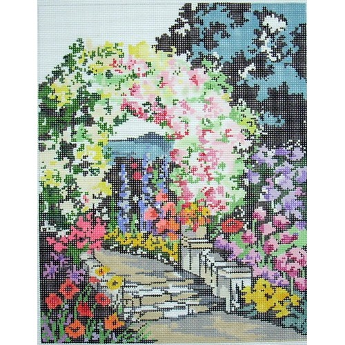 click here to view larger image of Garden Path (hand painted canvases)