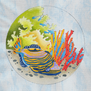 click here to view larger image of Porthole View - Triggerfish (hand painted canvases)
