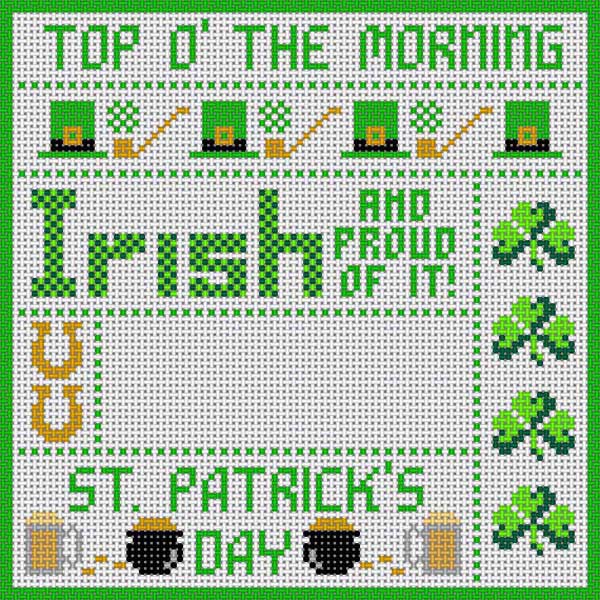click here to view larger image of ST Patrick's Day (hand painted canvases)