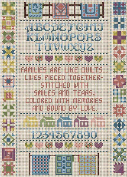 click here to view larger image of Quilt Sampler (hand painted canvases)