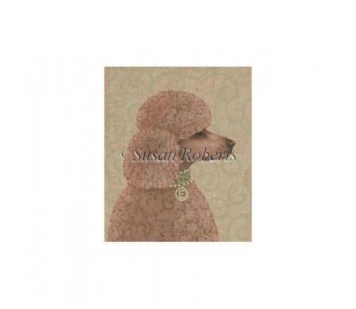 click here to view larger image of Apricot Poodle - 13ct (hand painted canvases)