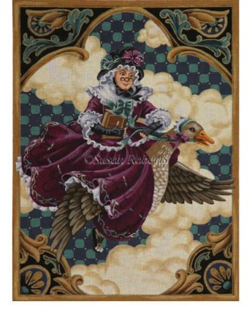 click here to view larger image of Mother Goose - 13ct (hand painted canvases)