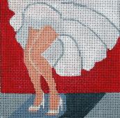 click here to view larger image of Seven Year Itch - Movie Coaster (hand painted canvases)