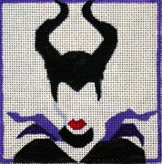 click here to view larger image of Malificent - Movie Coaster (hand painted canvases)