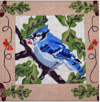 click here to view larger image of Blue Jay (hand painted canvases)