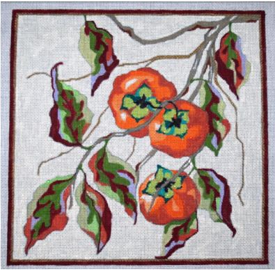click here to view larger image of Persimmons (hand painted canvases)