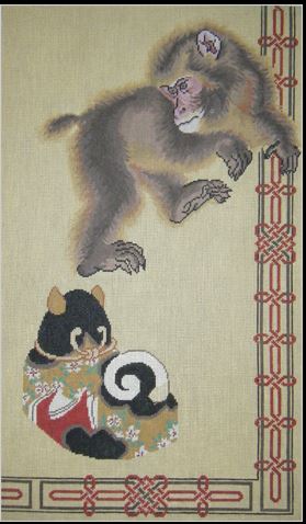click here to view larger image of Mori Monkey (hand painted canvases)