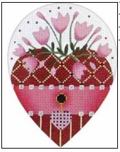 click here to view larger image of Tulip Heart (hand painted canvases)