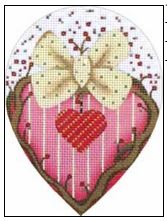 click here to view larger image of Twig Heart (hand painted canvases)