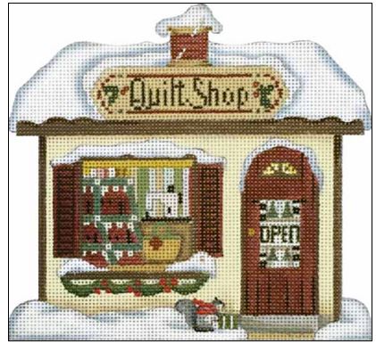 click here to view larger image of Quilt Shop (hand painted canvases)