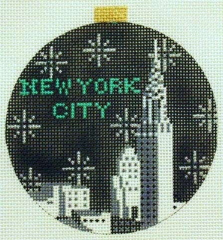click here to view larger image of City Bauble - NYC Skyline (hand painted canvases)