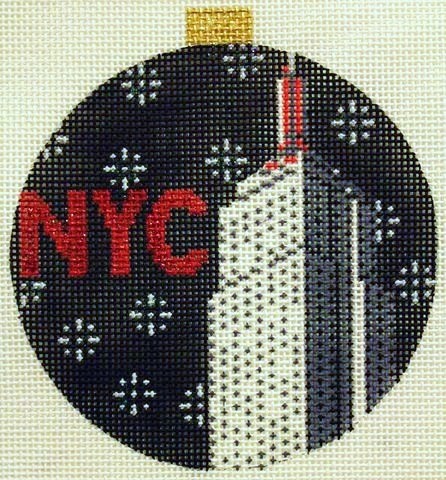 click here to view larger image of City Bauble - NYC Empire State Building (hand painted canvases)