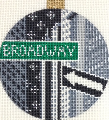 click here to view larger image of City Bauble - NYC Broadway (hand painted canvases)