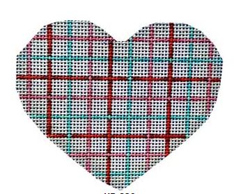 click here to view larger image of Tattersall Heart (hand painted canvases)