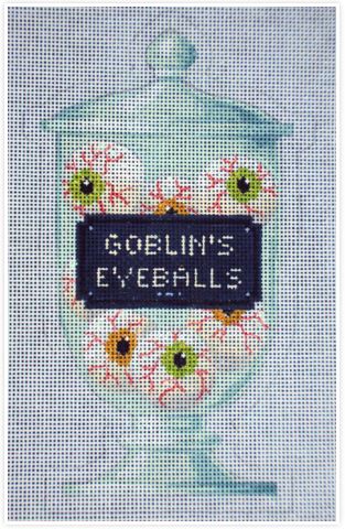 click here to view larger image of Gobelins Eyeballs Poison Bottle (hand painted canvases)