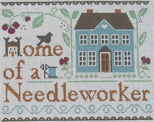 click here to view larger image of Home Of A Needleworker (hand painted canvases)