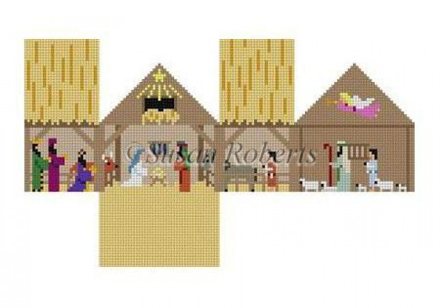 click here to view larger image of Nativity  (hand painted canvases)