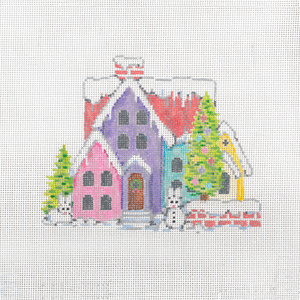 click here to view larger image of Xmas House VIII - April (hand painted canvases)