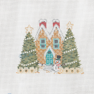 click here to view larger image of Xmas House IX - August (hand painted canvases)