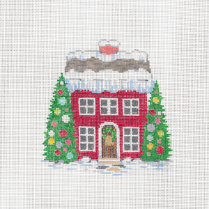 click here to view larger image of Xmas House XII - December (hand painted canvases)