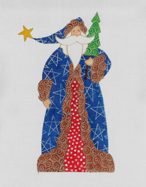 click here to view larger image of Old World Santa, The (hand painted canvases)