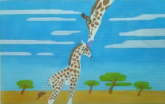 click here to view larger image of Giraffe and Baby (hand painted canvases)