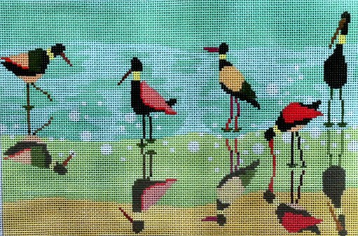 click here to view larger image of Shorebirds (hand painted canvases)