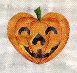 click here to view larger image of Jack O Lantern - Hearts Of The Month (hand painted canvases)