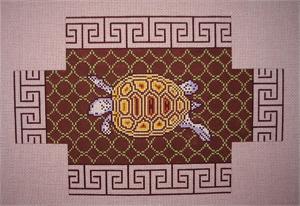 click here to view larger image of Brown Tortoise Brickcover (hand painted canvases)