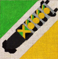 click here to view larger image of Cool Runnings (Maaaan) - Movie Coaster (hand painted canvases)