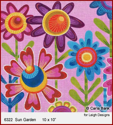 click here to view larger image of Sun Garden (hand painted canvases)